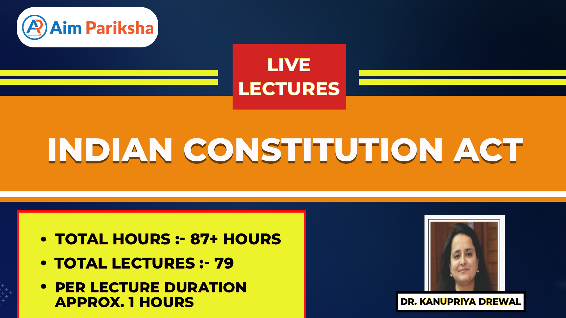 Constitution Act By Dr. Kanupriya Grewal ( Old Recordings )